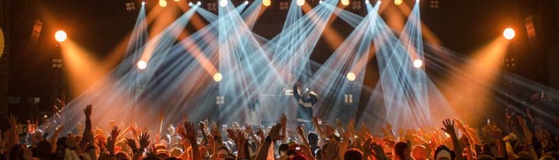 Various of stage lighting equipment